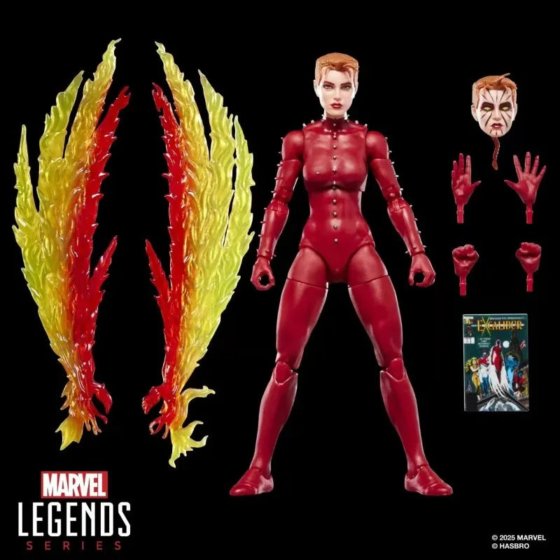Original Hasbro Marvel Legends Series Phoenix (Rachel Summers) Anime Figure Toy Model Collection