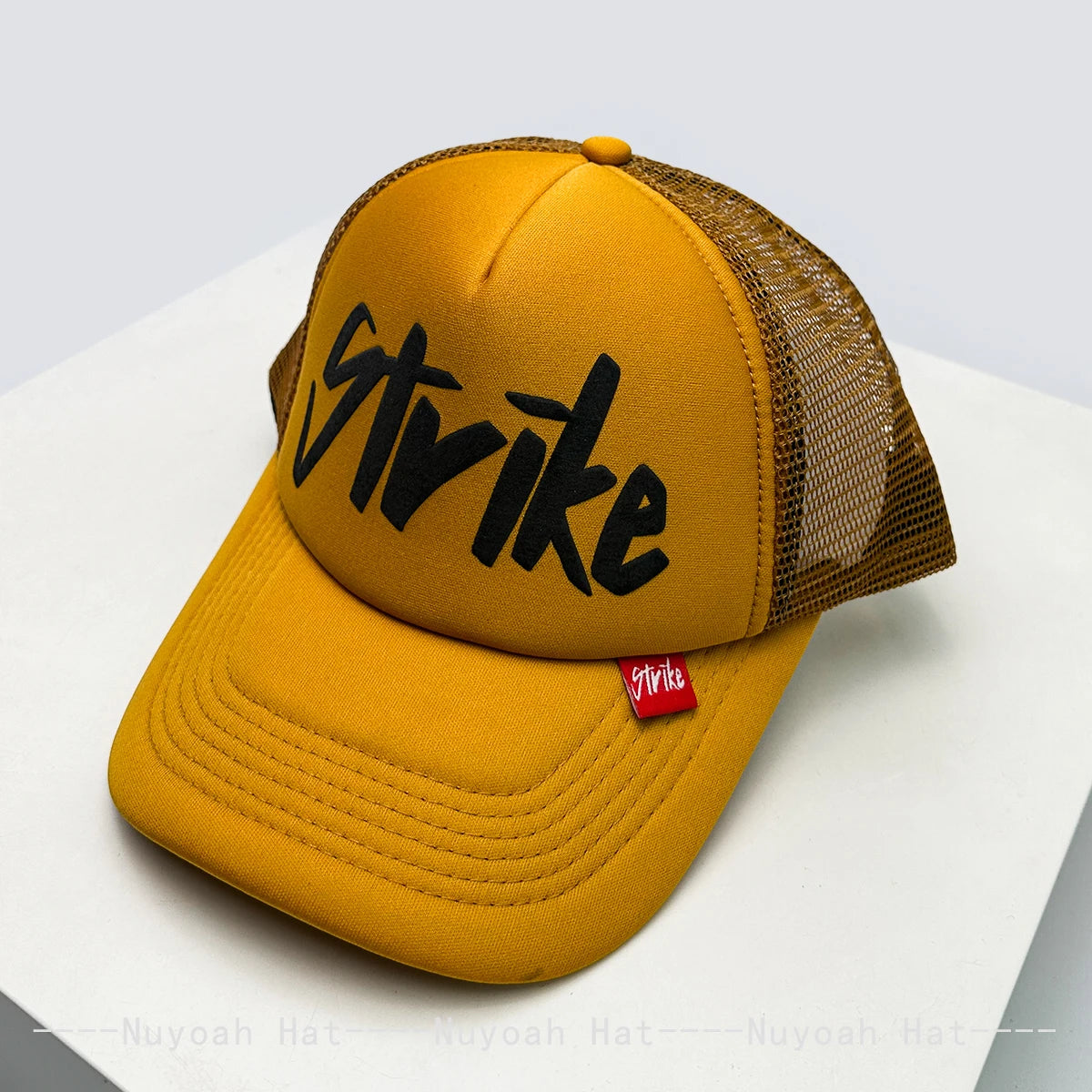 New Unisex Korean Personal Printed Letters Baseball Hats Breathable Simple Sunshade Hip Hop Trucker Caps Versatile Fashion ins