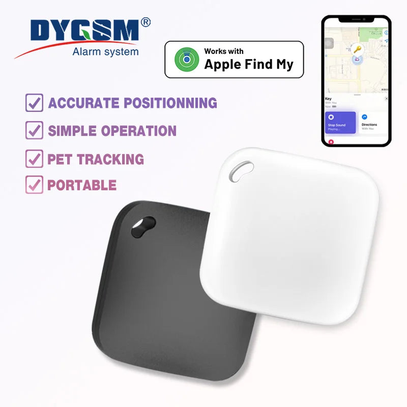 GPS Smart Tracker Bluetooth Tag Child Pet Car Finder for Apple iOS Find My Key