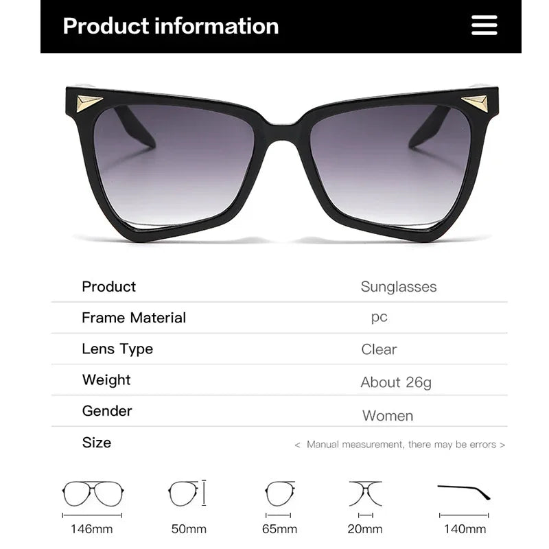 JNPCXI Rainbow Cat Eye Vintage Women Sunglasses Brand Black Round Cool Men Pilot Sun Glasses