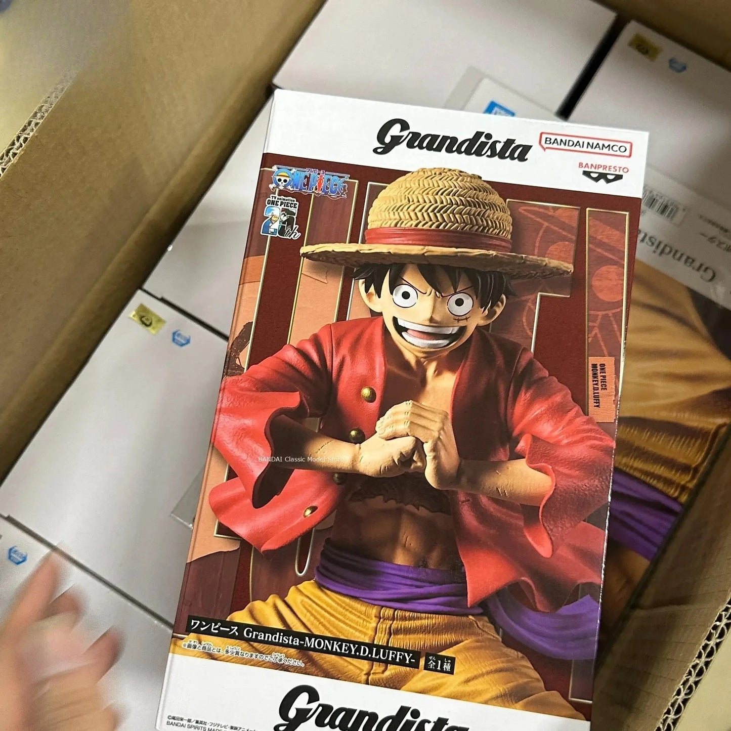 【IN STOCK】Original Banpresto Grandista One Piece Monkey D Luffy 30cm Action Figure PVC Collectible Model Toy Gift