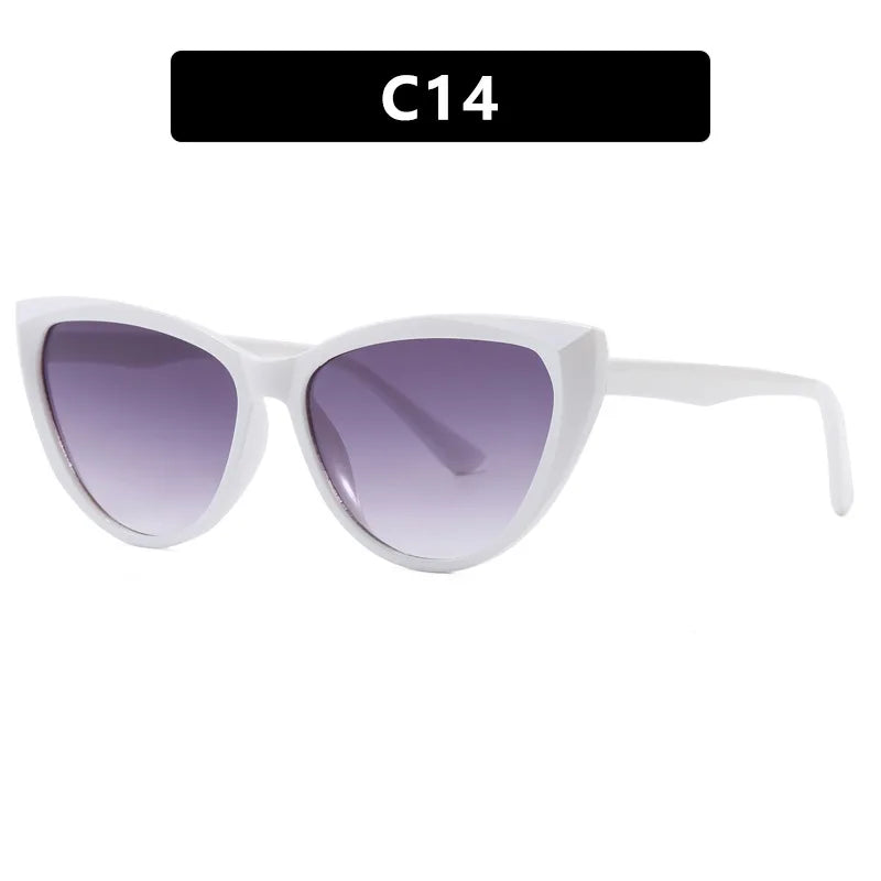 JNPCXI New Fashion Cat Eye Women Glasses Frame Clear Anti Blue Light Optical Eyewear Computer Glasses