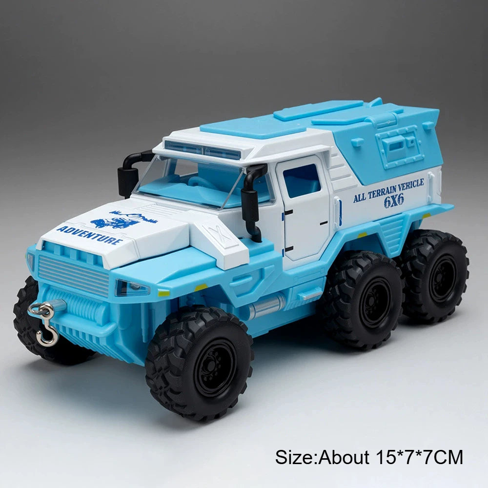 1:32 Conqueror Dongfeng Mengshi Car Model Alloy Diecast Toys Doors Opened Rubber Tire Pull Back Vehices for Friend Holiday Gifts