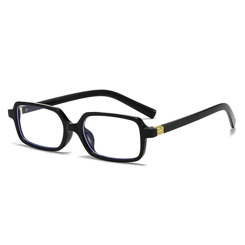 2 Chic Square Anti-Blue Light Glasses with Metal Hinges & Cloth - Fashionable PC Frame for Students, Teachers, and Office Use