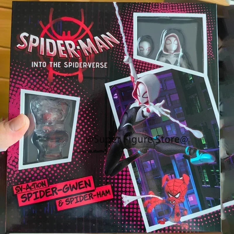 Miles Sentinel Peter Parker Sv Spider Verse Noir Action Figures PVC Collects 02