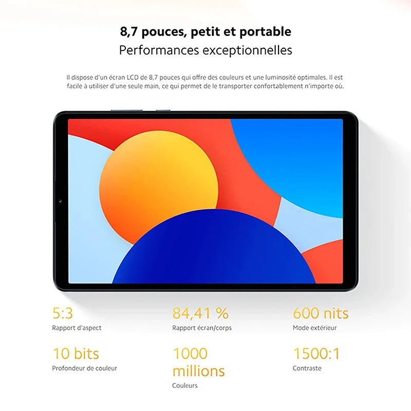 Xiaomi Redmi Pad SE 8.7 inch Mi Tablet 90Hz Display 6650mAh MTK Helio G85 Dual