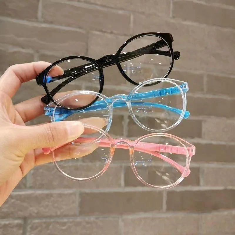 Anti-Blue Light Glasses for Kids & Adults UV Protection Anti-Radiation Replaceable Lenses for Gaming Reading