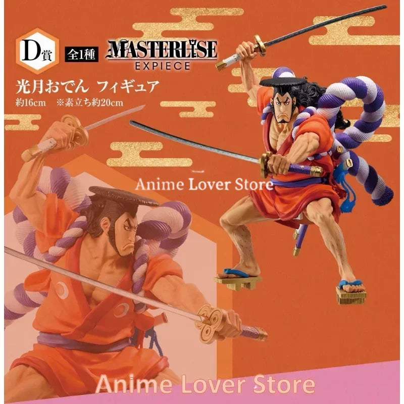 【IN STOCK】Original Bandai Ichiban Kuji One Piece Wano Country Kozuki Oden D Prize Masterlise Expiece 22cm Figure