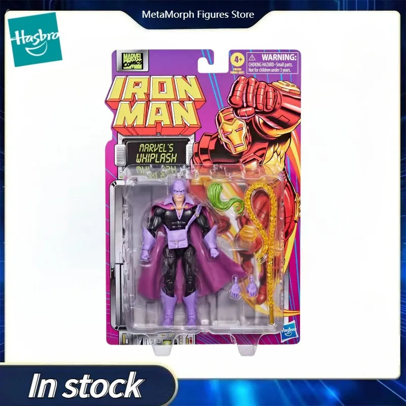 Original Hasbro Marvel Legends Series IRON MAN Marvel's WHIPLRSH Anime Figure Toys Ornaments Collection