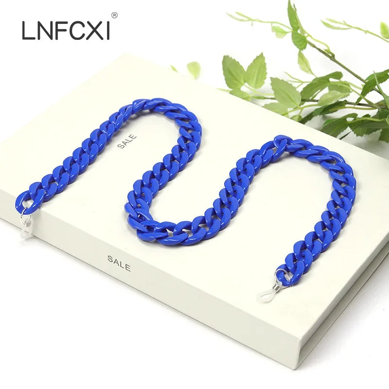 JNPCXI Fashion Acrylic Sunglasses Chains Lanyard Women Men Anti-slip Reading Glasses Chain Cord Neck Strap Rope Fast Shipping