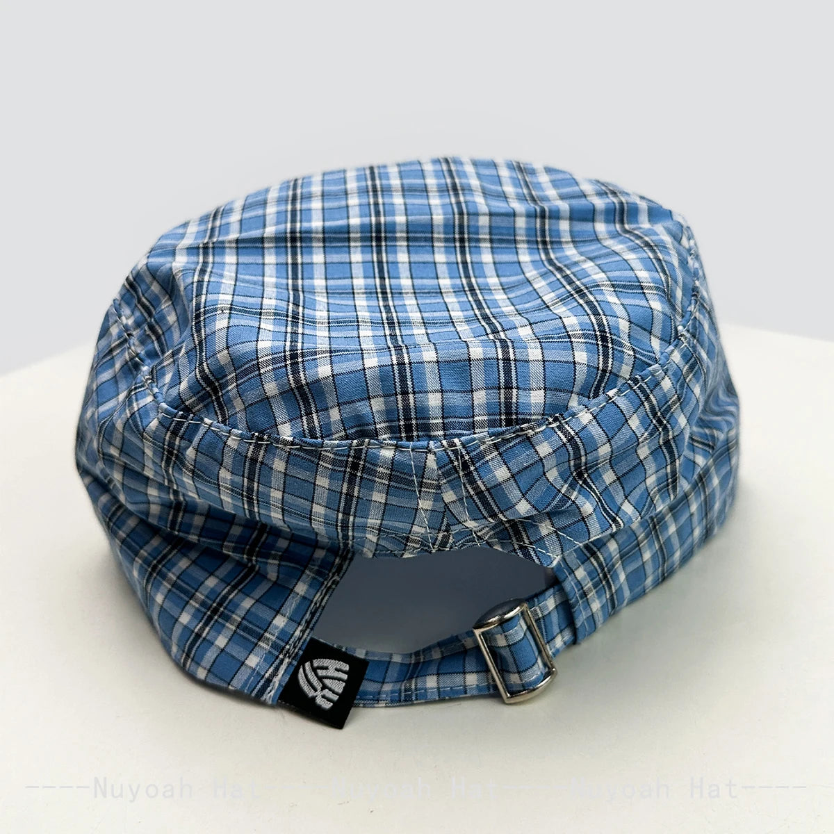 New Men Women Korean Plaid Embroidered Letters Baseball Hats Sunshade Flat Top Versatile Niche Peaked Caps ins Fashion Personal