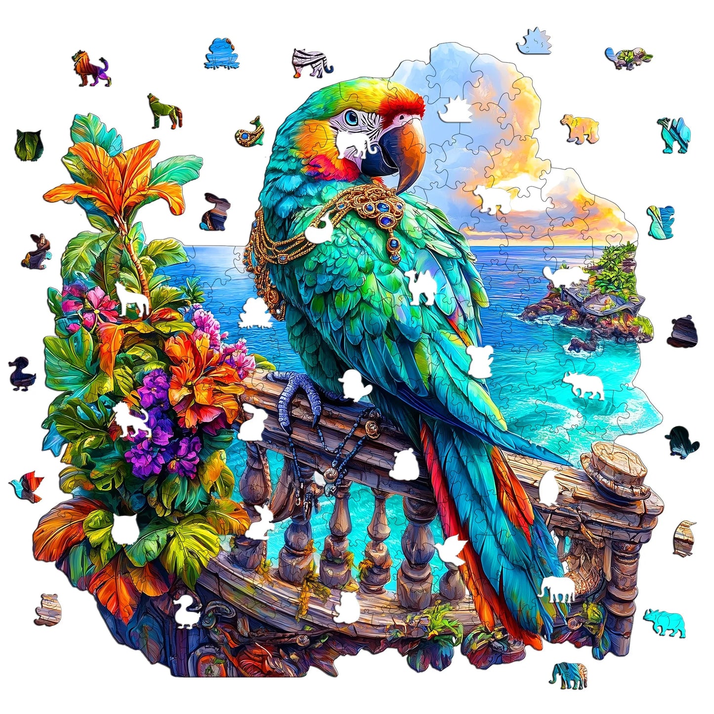 Marvellous Wooden Puzzle Unique Style Wooden Decor Christmas and Halloween Gift Toy for Teen and Kid