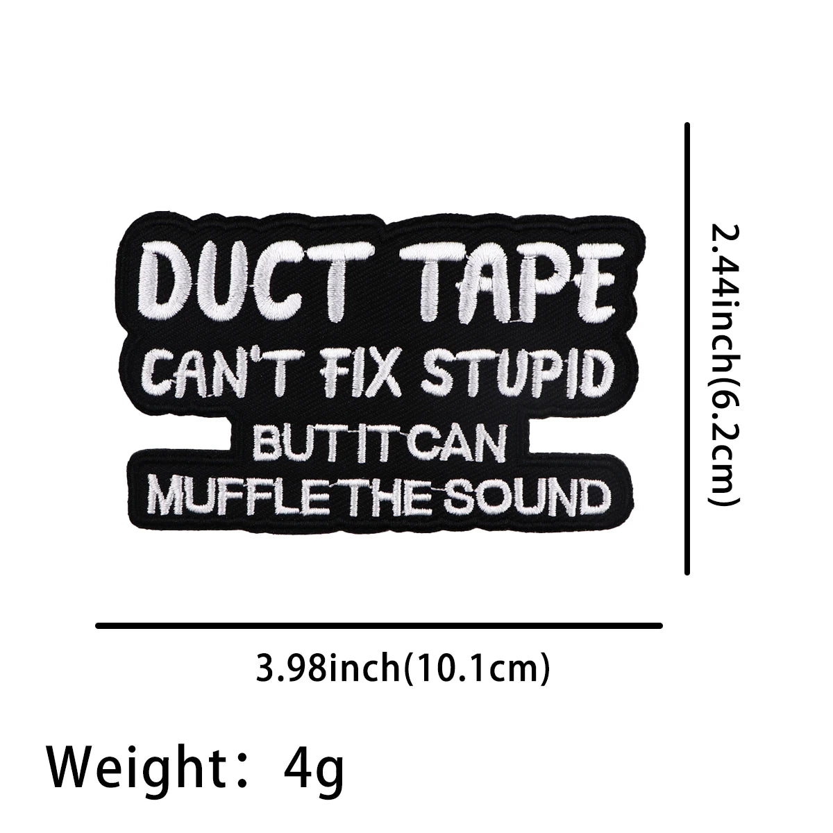 Funny Goose Patch Cartoon Embroidered Patches For Clothing DIY Iron on Patches For Clothes Letters Patch Stickers