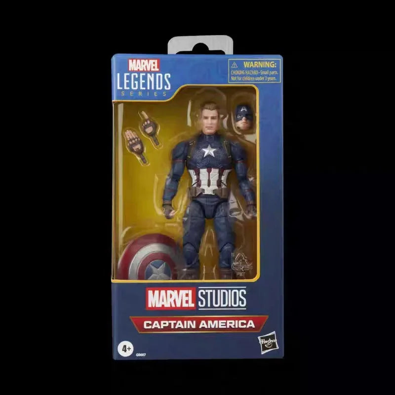 Original Hasbro Marvel Legends Series Captain America/Spider Man Action Figure Toy Collection Model