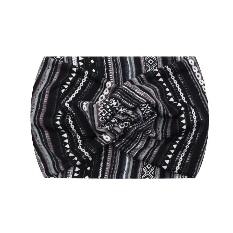 Widening 18CM stretch printed sports sweatband headband headscarf hairband