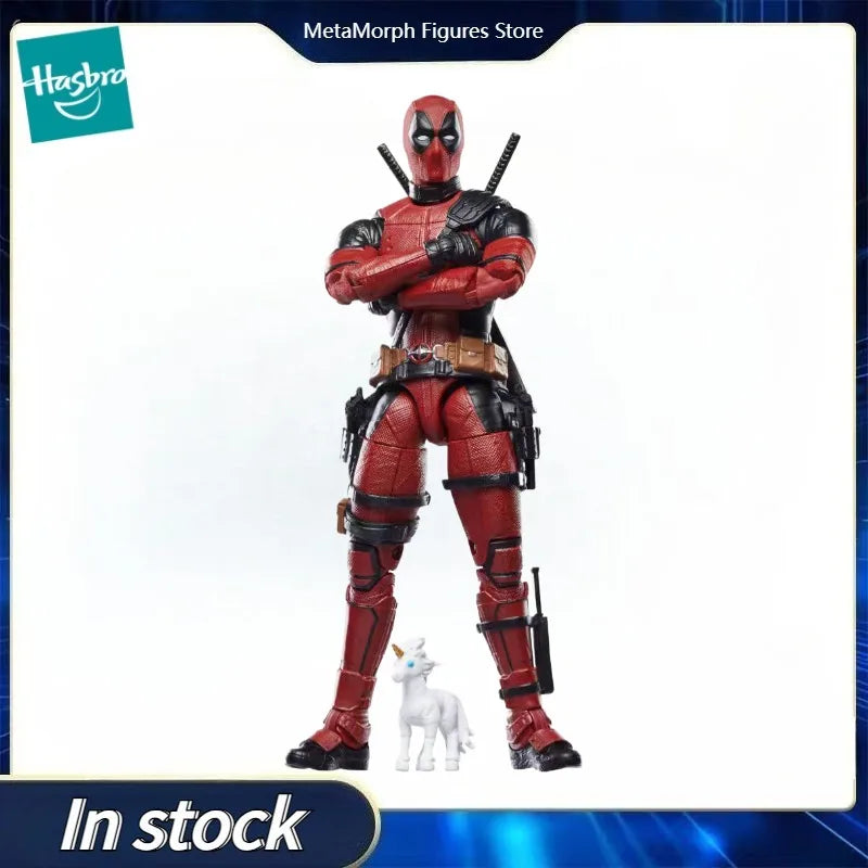 Original Hasbro Marvel Legends Series LEGAGY COLLECTION Deadpool Anime Figure Toys Models Collection