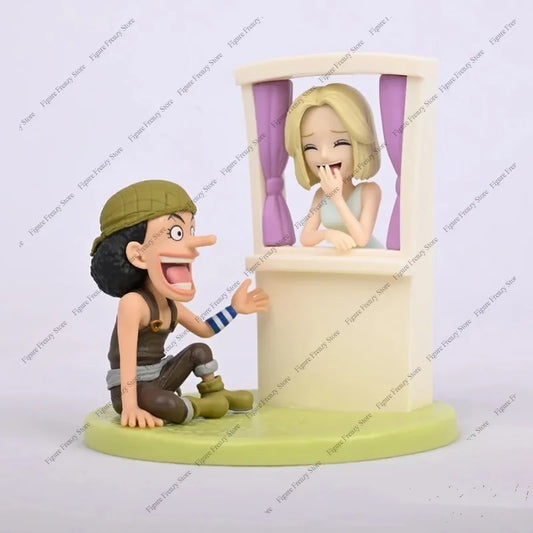 Special Offer Original Banpresto One Piece Anime Figurines WCF Usopp Kaya PVC Action Figures for One Piece Collectible Model