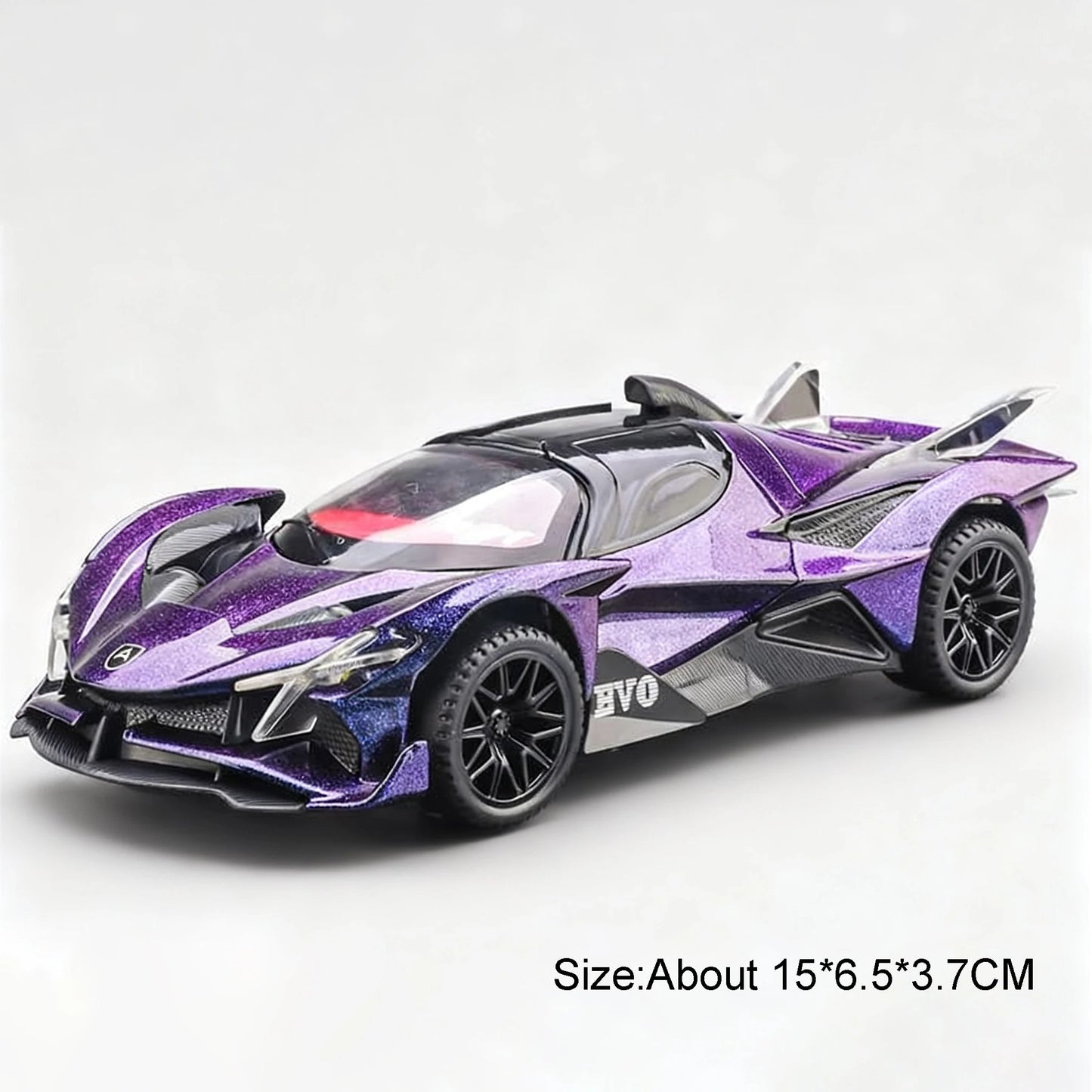 1:32 Apollo EVO IE Model Toys Diecast Alloy Car Sound Light Rear Wheel Return Force Doors Opened Miniature Supercar Fashion Gift