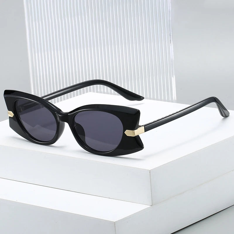 JNPCXI New High Quality Sun Glasses Travel Butterfly Frame Decoration Shades UV400 Punk Retro Sunglasses Eyeglasses for Women