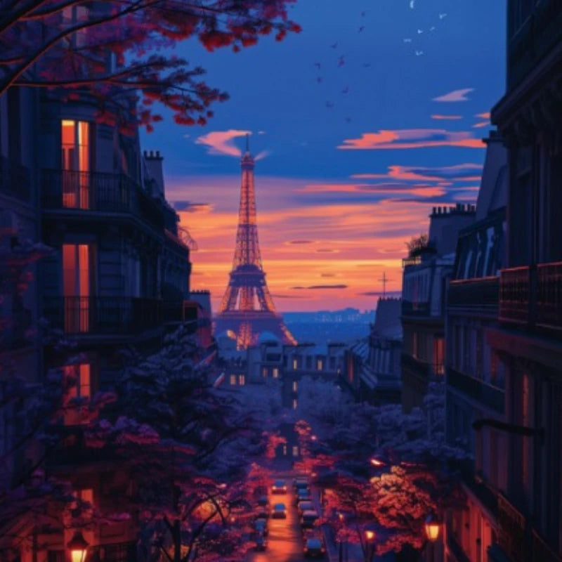 150 Pieces "Night in Paris" Mini Test Tube Puzzle Adult Cartoon Puzzle Toy Mini 150pcs  Mini Size Puzzle Friends Loves Gift