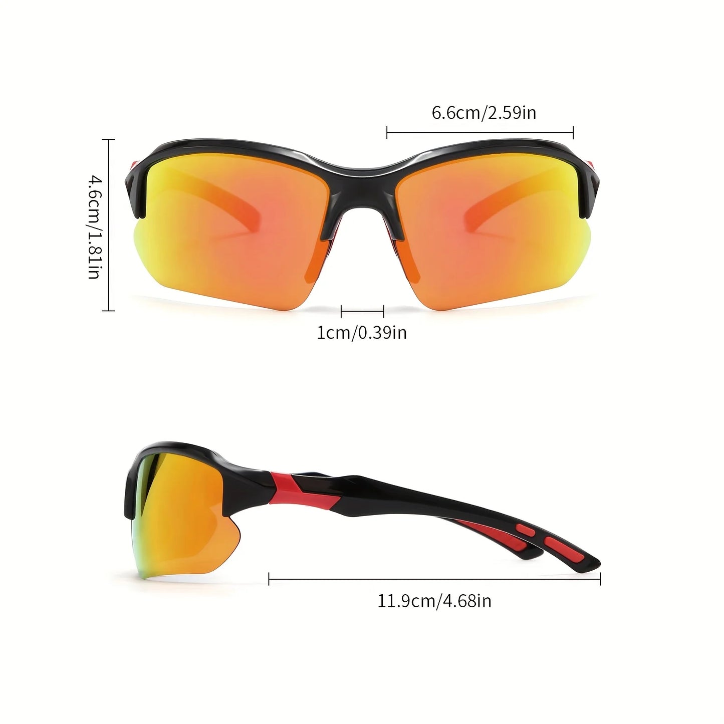 Unisex Lightweight and Durable PC Frame Lens Fashion Glasses Stylish Purple Black Contrasting Design Suitable for Casual Wear
