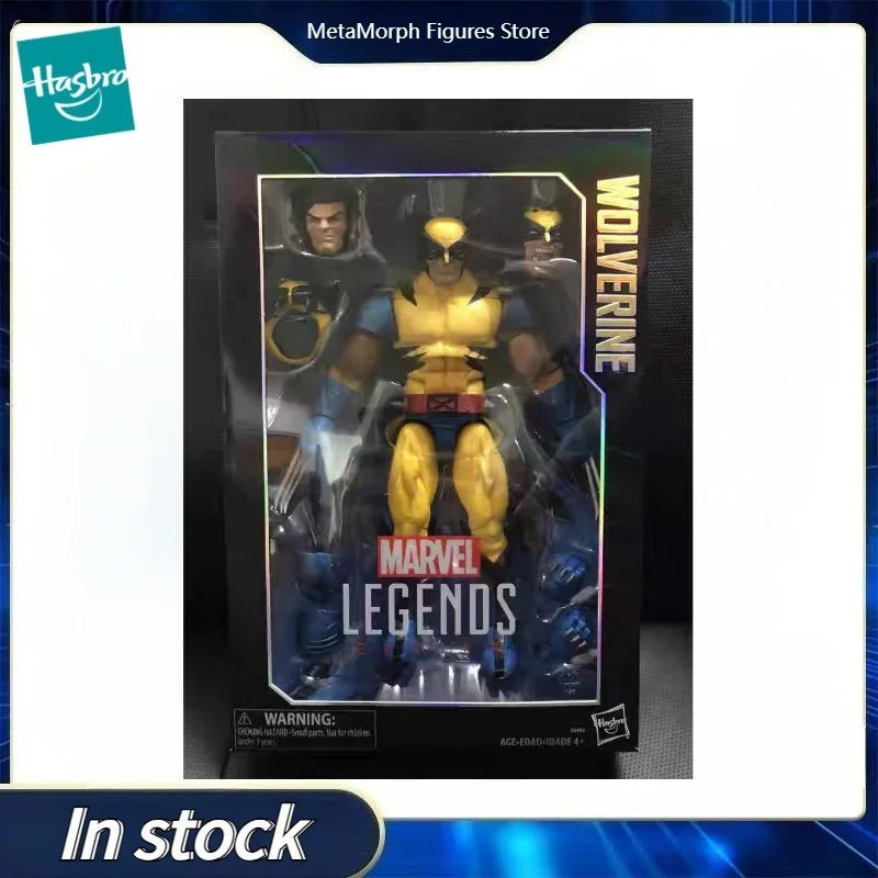 Original Hasbro Marvel Legends Series Wolverine Anime Figure Toy Model Collection