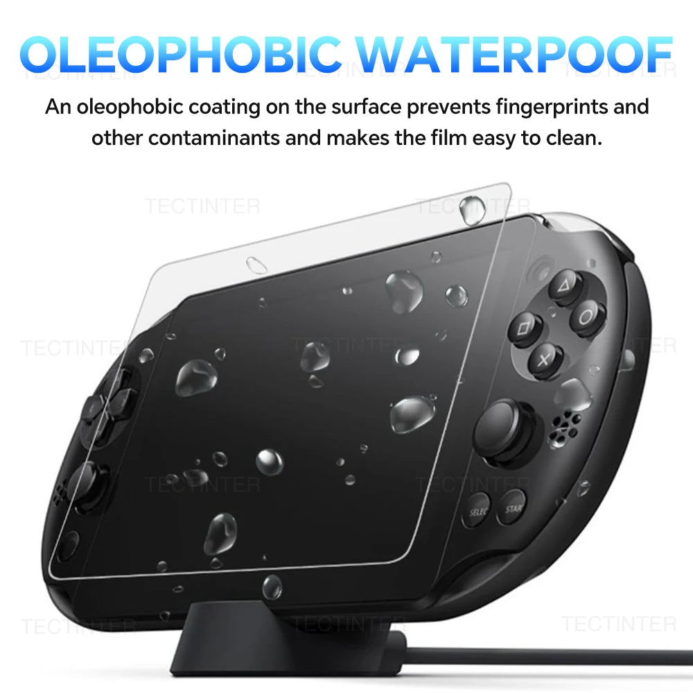 Screen Protector Sony PS Vita 1000/2000, Front Tempered Glass + Back Clear Film