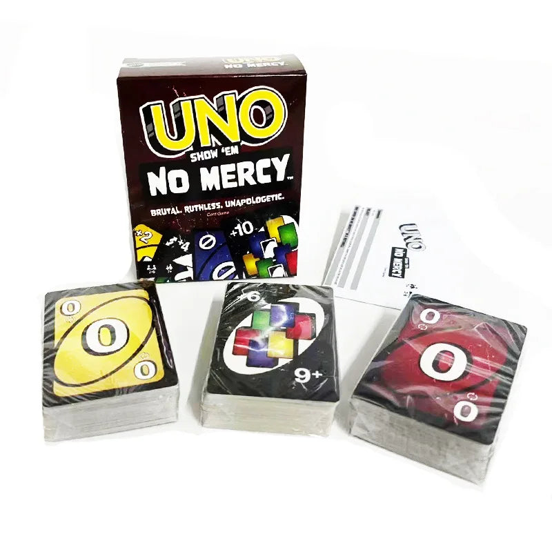 UNO No mercy Board Games UNO Cards Table Family Party Entertainment Games Card