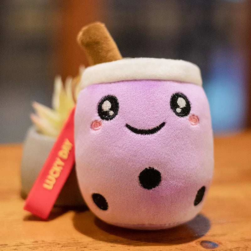 10CM Cute Small Mushroom Plush Toy Creative Stuffed Pendant Doll Red Mushroom Keychain For Kids Girls Holiday Gifts