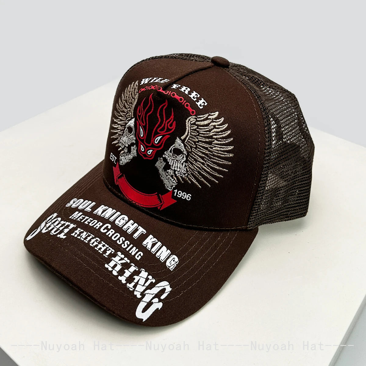 New Men Women Hip Hop Soul Knight King Embroidery Baseball Hats Breathable Personal Sunshade Trucker Caps Street Versatile ins