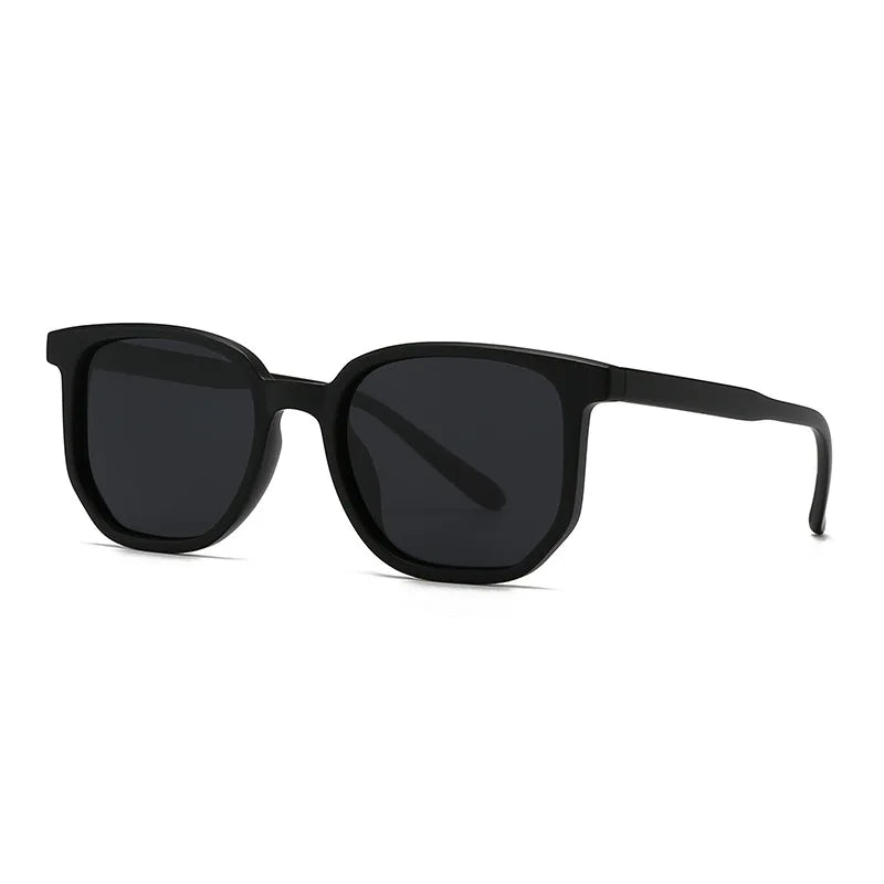 JNPCXI New Ins Popular Fashion Women Square Sunglasses Shades UV400 Retro Gray Gray Men Trending Sun Glasses