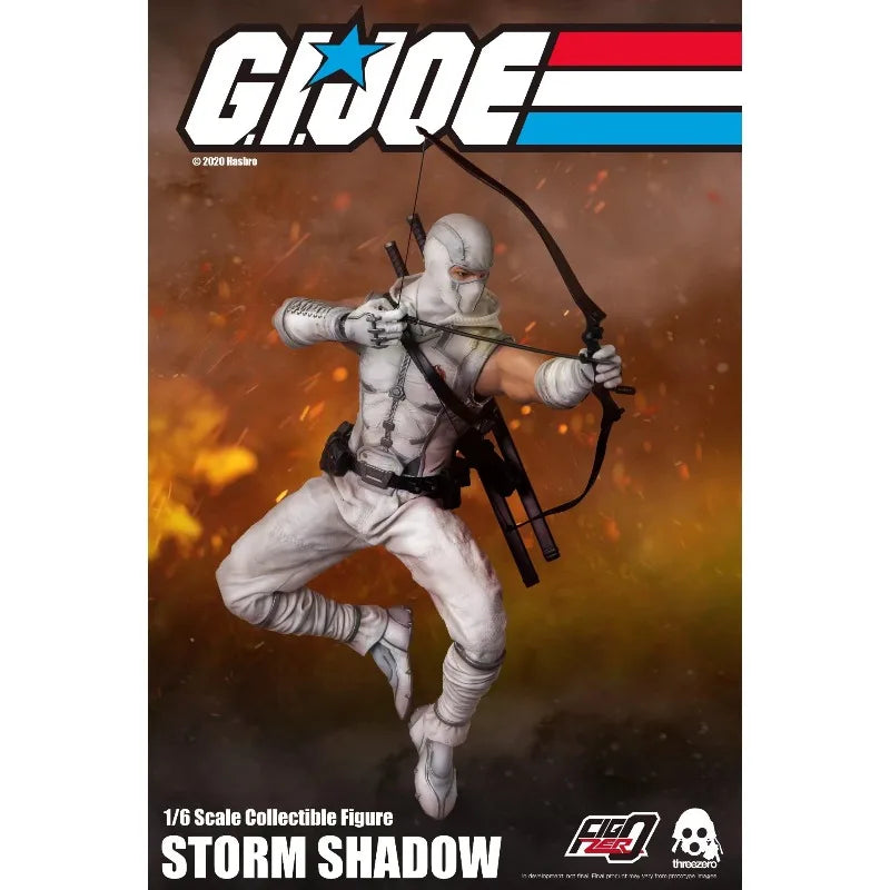 Original Hasbro Threezero FigZero G.I. Joe Series 1/6 STORM SHADOW Action Toy Figure Mode Ornaments