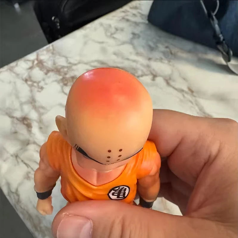 Hot 18cm Dragon Ball Z Anime Figures  Super Krillin PVC Action Figures Model Desktop Decoration Collection Toys For Kids Gifts