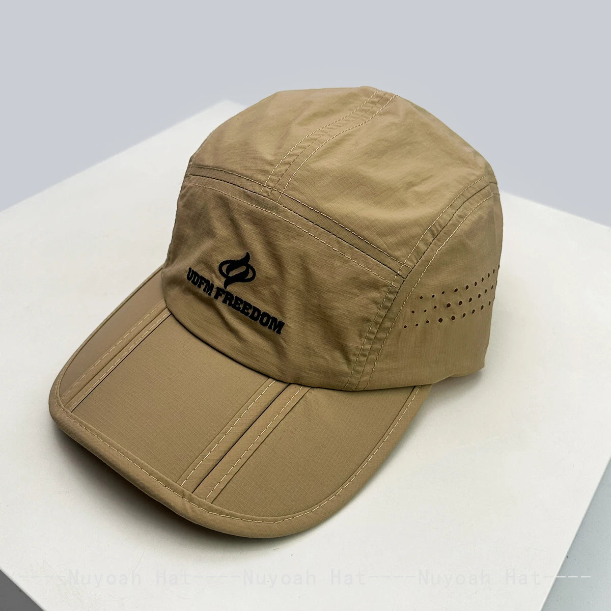 New Men Women Korean Quick Drying Embroidered Letters Baseball Hats Sunshade Foldable Breathable Outdoor Peaked Caps Versatile