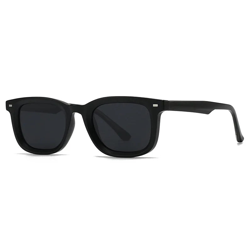 JNPCXI Retro Square Polarized Sunglasses Men Women Luxury Sun Shades Metal Core CP Acetate Driving Glasses UV400