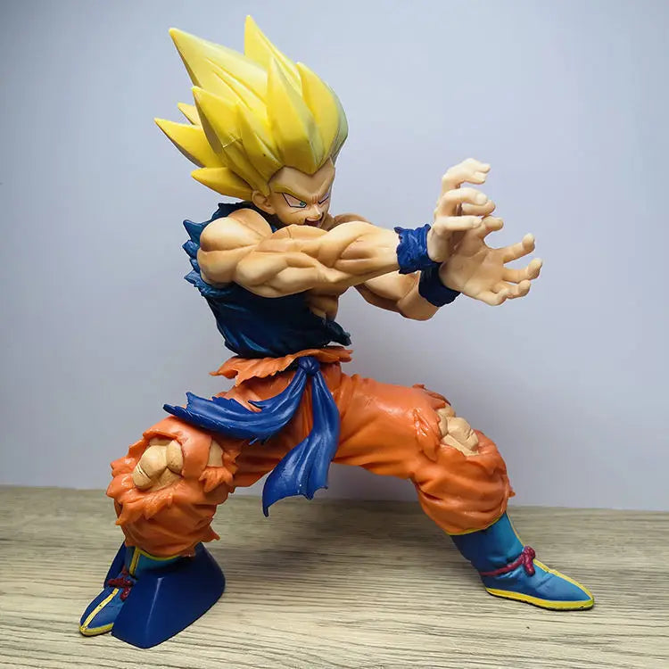 Dragon Ball Z Son Goku Battle Damage Shockwave Manga Statue PVC Action Figure