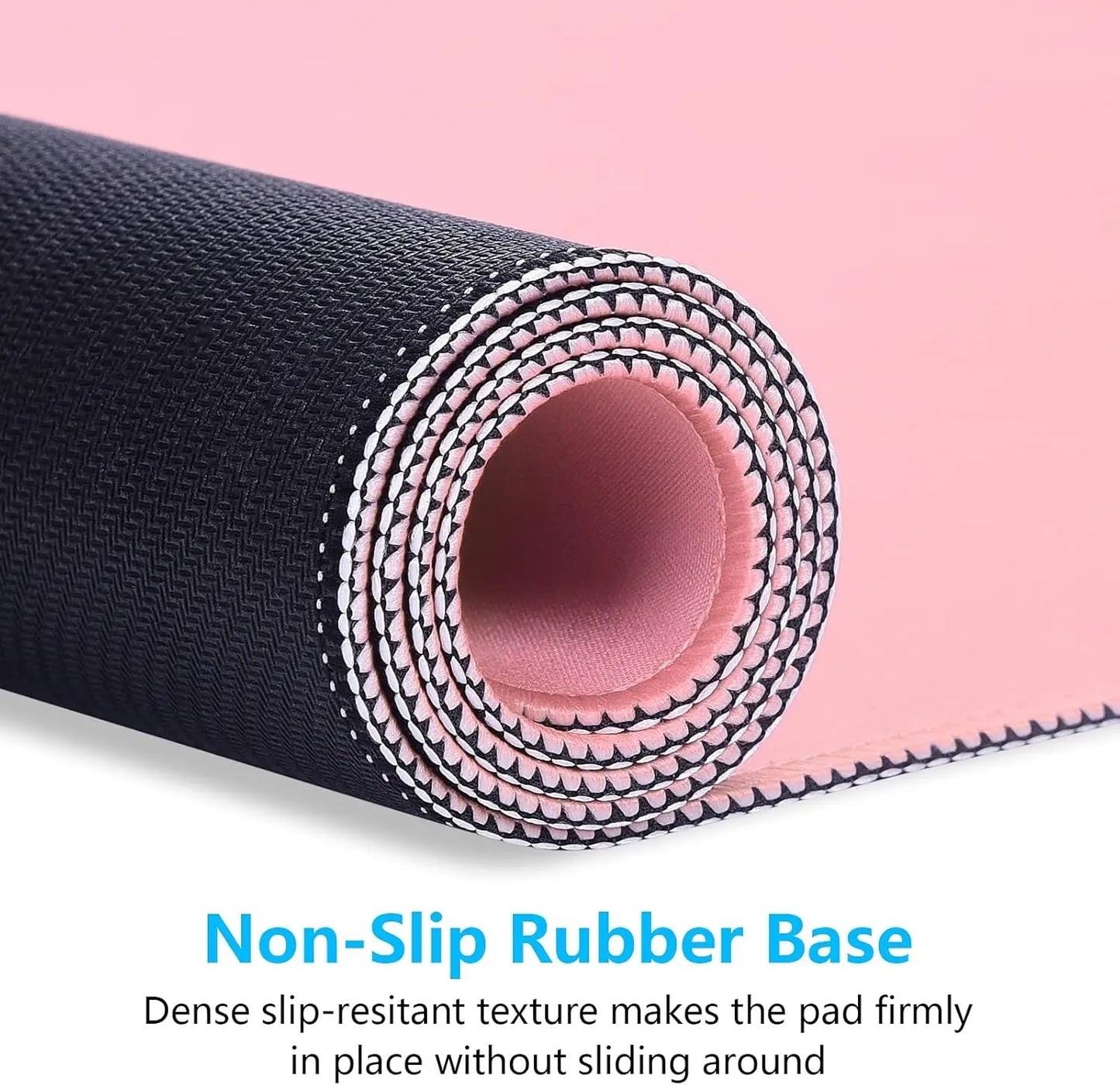 Large Mouse Pad, Mouse Mat with Stitched Edges, Full Size Keyboard Pad with Non-Slip Base, XXL Computer Desk Mats for Office