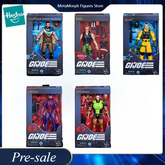 【Pre Sale】Original Hasbro G.I. Joe Alejandro Balam "Sundown" Luna Mendoza/Cobra Overkill/Ninja Force Zartan/Hydro-Viper/Airtight