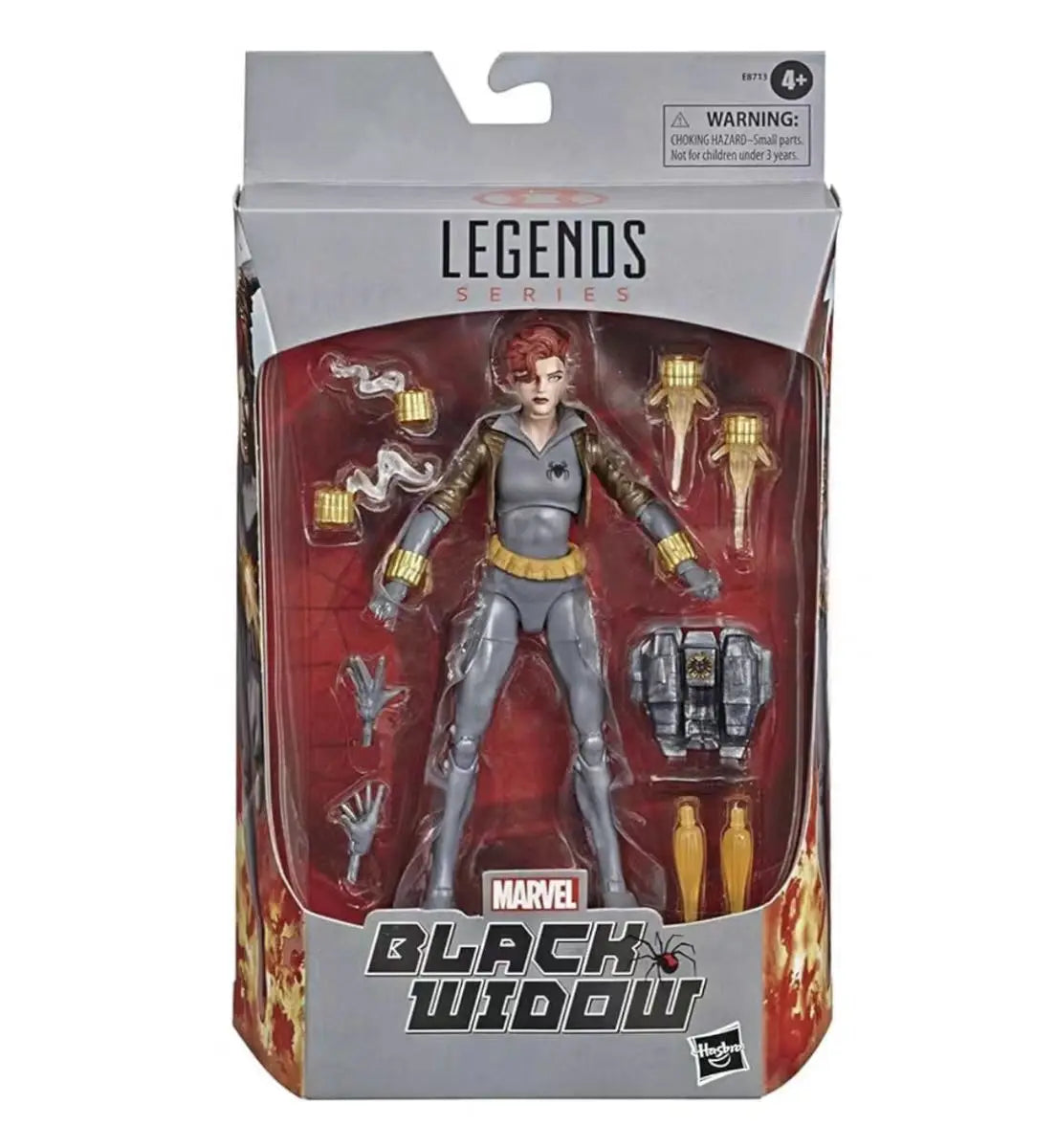 Original Hasbro Marvel Legends Series Black Widow Action Toy Figure