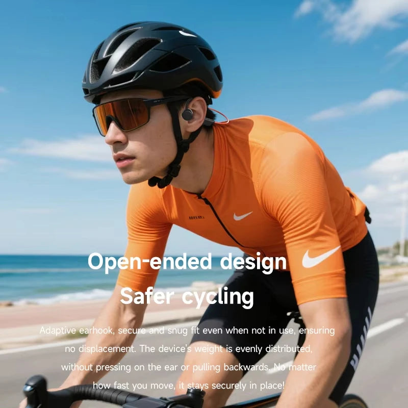 New Bone Conduction Headphones Wireless IPX8 Waterproof Swimming Sports Headset Bluetooth 5.4 With Mic For Exercise Fitness
