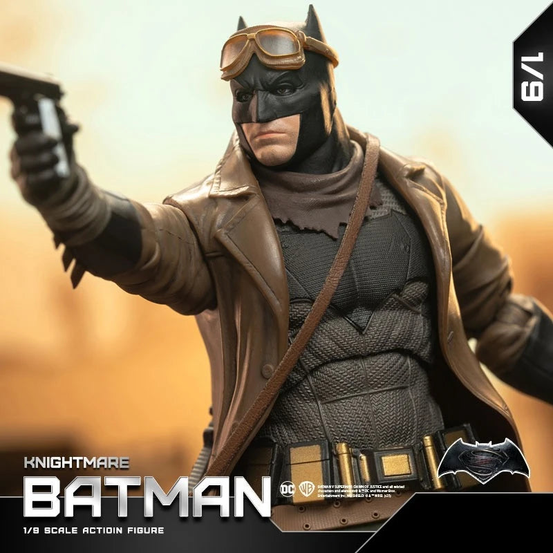 7.5"Fondjoy BVS Nightmare Desert Batman Action Figure DC Movie Scene Collectible