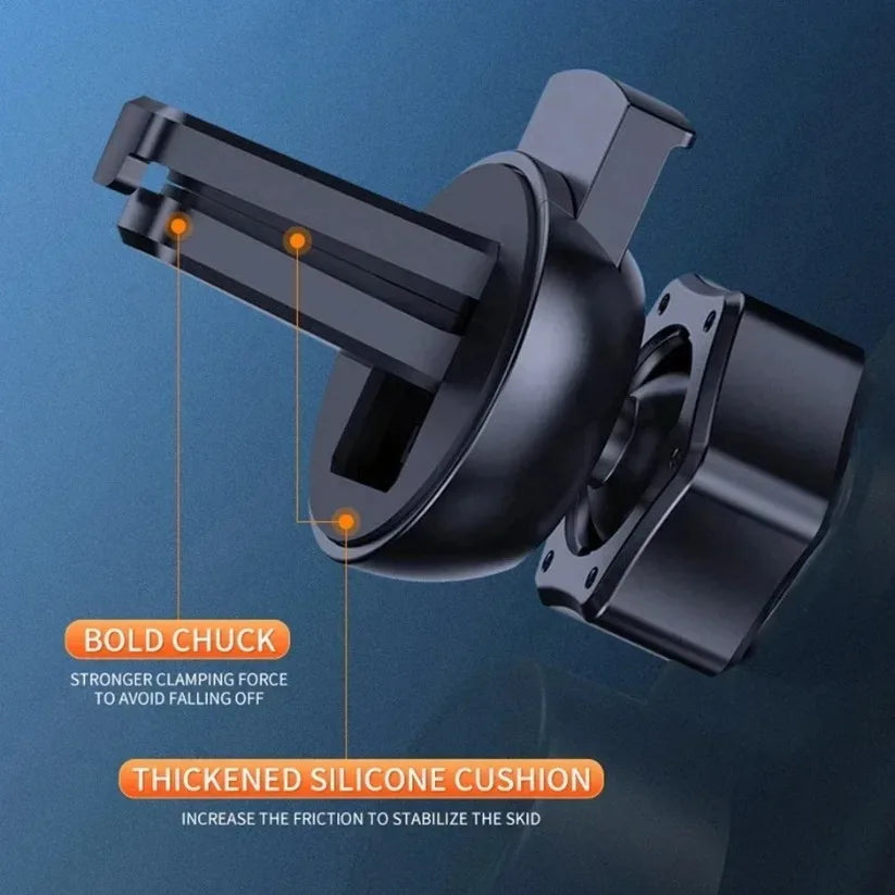 15W Car Magnetic Wireless Charger Automatic Car Mount Phone Holder For iPhone Samsung Infrared Induction Fast Charging