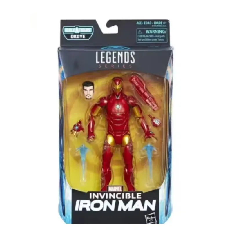 Original Hasbro Marvel Legends Series Invincible Iron Man Anime Figure Toy Collection Model