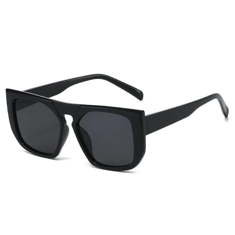 JNPCXI New Fashion Square Sunglasses Women Retro Leopard Green Shades Men Trending Sun Glasses UV400