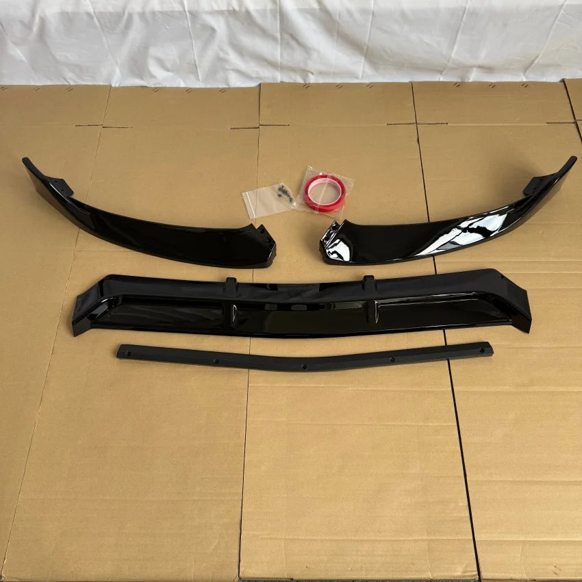 For Mercedes Benz C Class W205 C205 C180 C200 C260 C300 2015-2018 Car Front Bumper Lip Spoiler Diffuser Splitter Body Kit Tuning