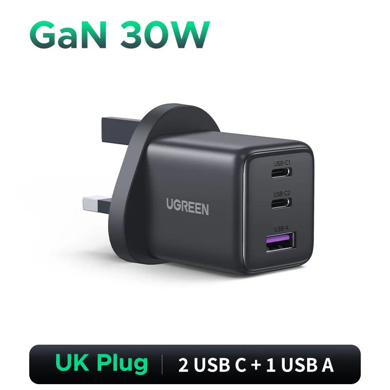 20W 30W GaN Charger Mini PD 3.0 USB C Phone Charger iPhone 16 14 Pro Samsung