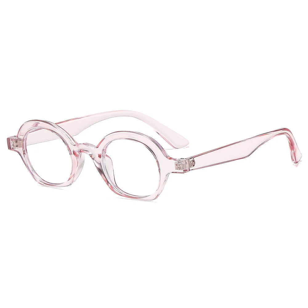 JNPCXI New Fashion Round Glasses Frame Women Clear Anti Blue Light Eyewear Vintage Men Optical Frame Prescription Glasses