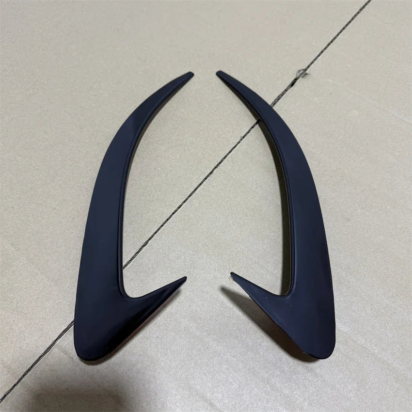 Car Rear Bumper Side Spoiler Canards Vents Cover Trim For Mercedes Benz CLA Class W118 C118 CLA200 220 250 260 45 AMG 2013-2019