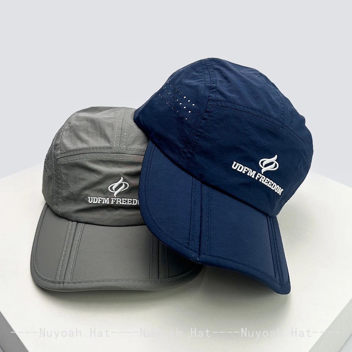 New Men Women Korean Quick Drying Embroidered Letters Baseball Hats Sunshade Foldable Breathable Outdoor Peaked Caps Versatile
