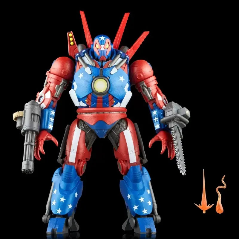 Original Hasbro Marvel Legends Series Iron Man Detroit Steel Anime Figures Action Figures Toys Models